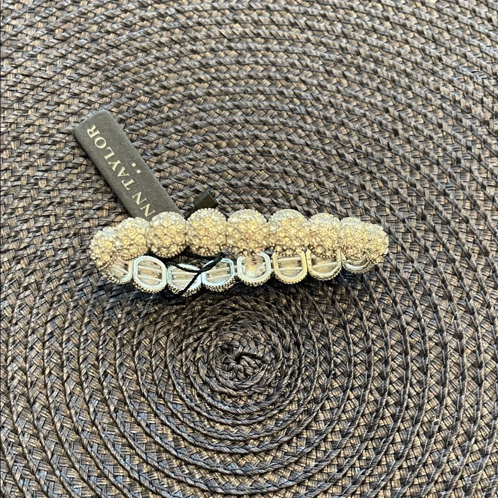 Ann Taylor Silver & Rhinestone Bracelet - Picture 3 of 4